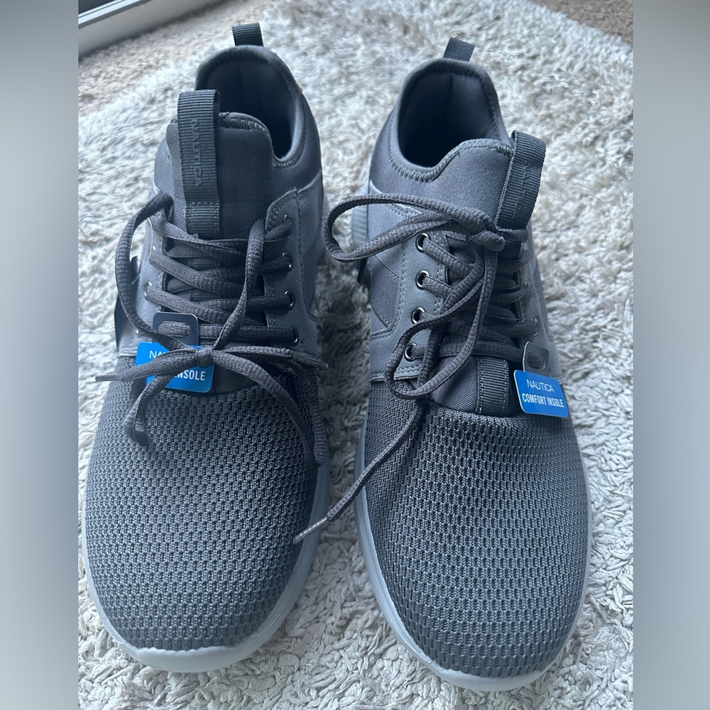 NAUTICA | NWT Men's Dark Gray Sneakers Size 12